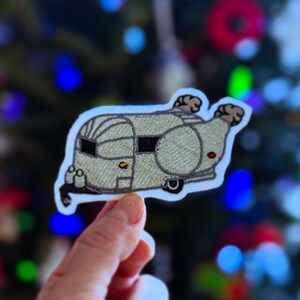 Turkey Air-stream handmade iron on patch. Made from recycled materials. Tom Robbins inspired