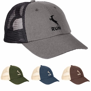 Hemp RUN like an Antelope hat, Fishman Donut econcious, non-structured.  simple, old school, classic, embroidered