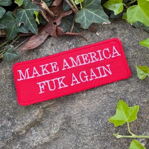 Make America F*k Again/Want to Love Again/Not Suck Again handmade iron-on patch. Sturgill Simpson inspired. Johnny Blue Skies MAFA
