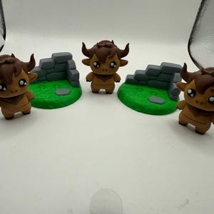 Highland Kuh - 3D Gedrucktes Flexi Spielzeug | Optional Ständer
