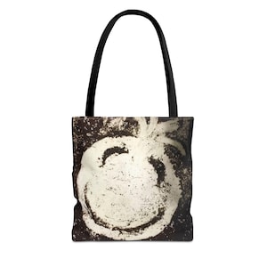 Smiley Face Tote Bag, Eco-Friendly Shopper, Casual Carryall, Gift for Friends, Fun Accessories, Joyful Design