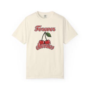 Comfort Colors Cute Vintage Cherries T-Shirt Gift for Fruit Lovers