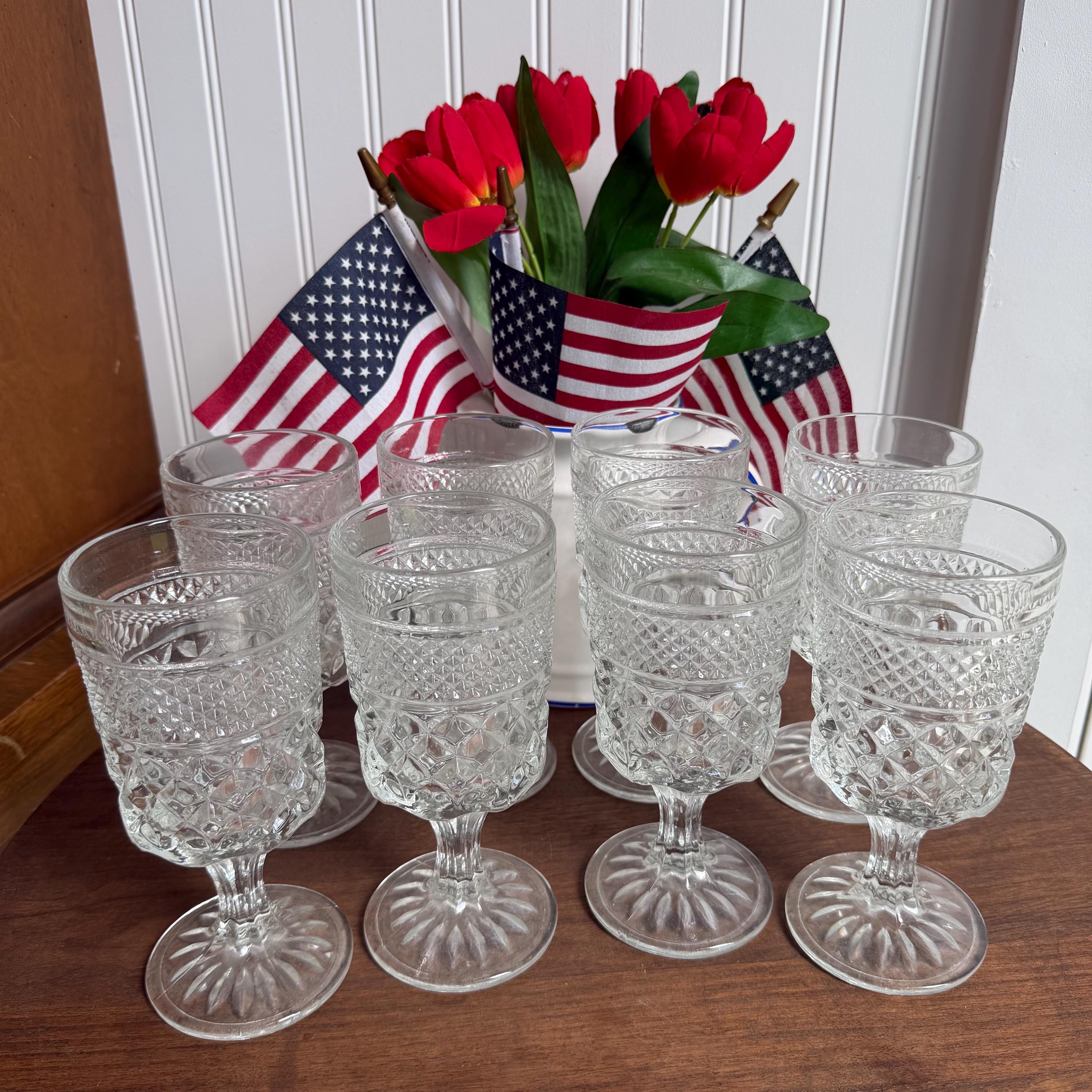 Vintage Anchor Hocking Wexford Glassware - Etsy