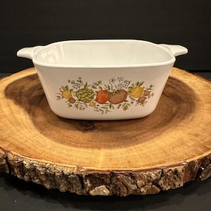 Vintage CorningWare Spice of Life Petite Pan P-43-B | Retro CorningWare Mini Casserole