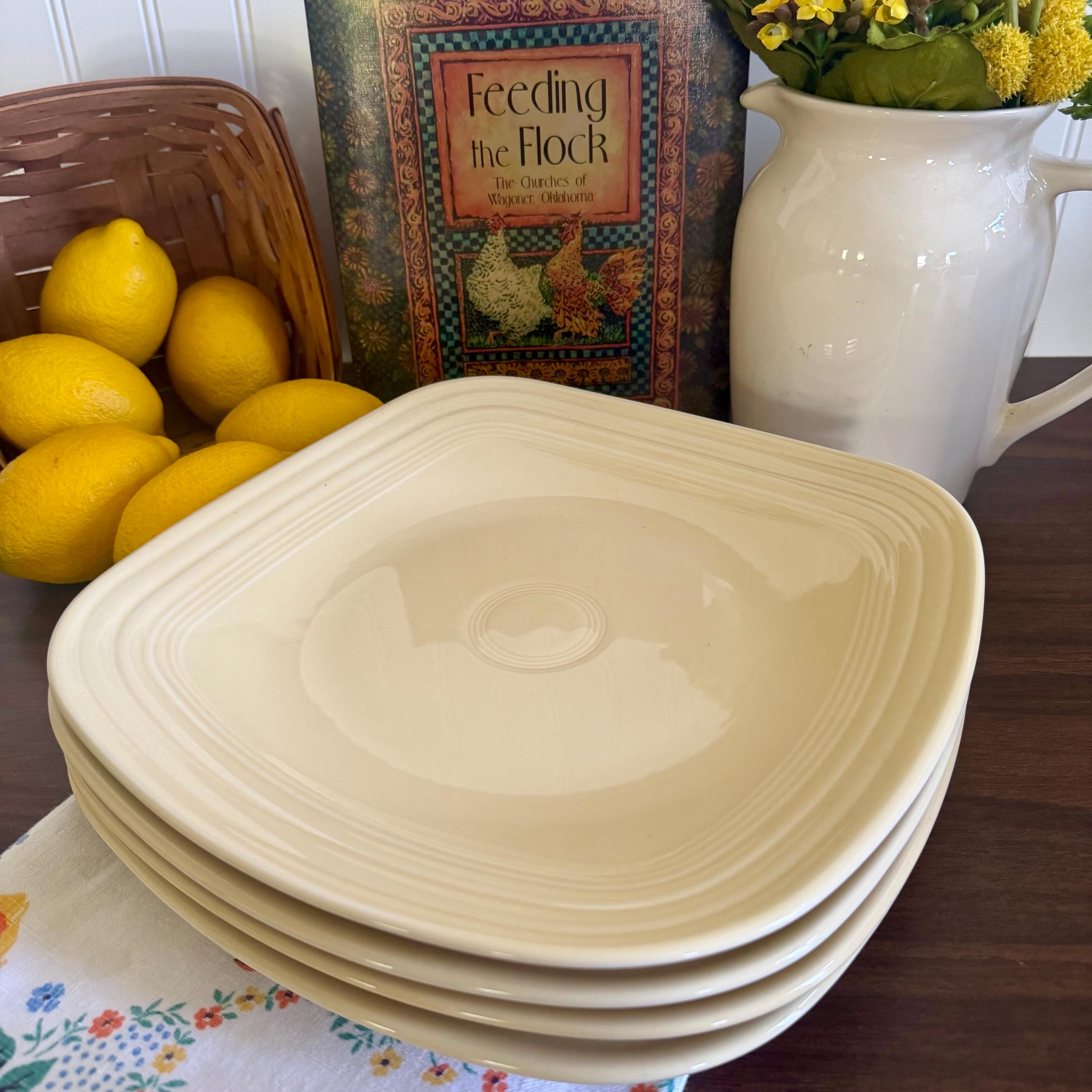 Square Fiesta Ware Plates - Etsy