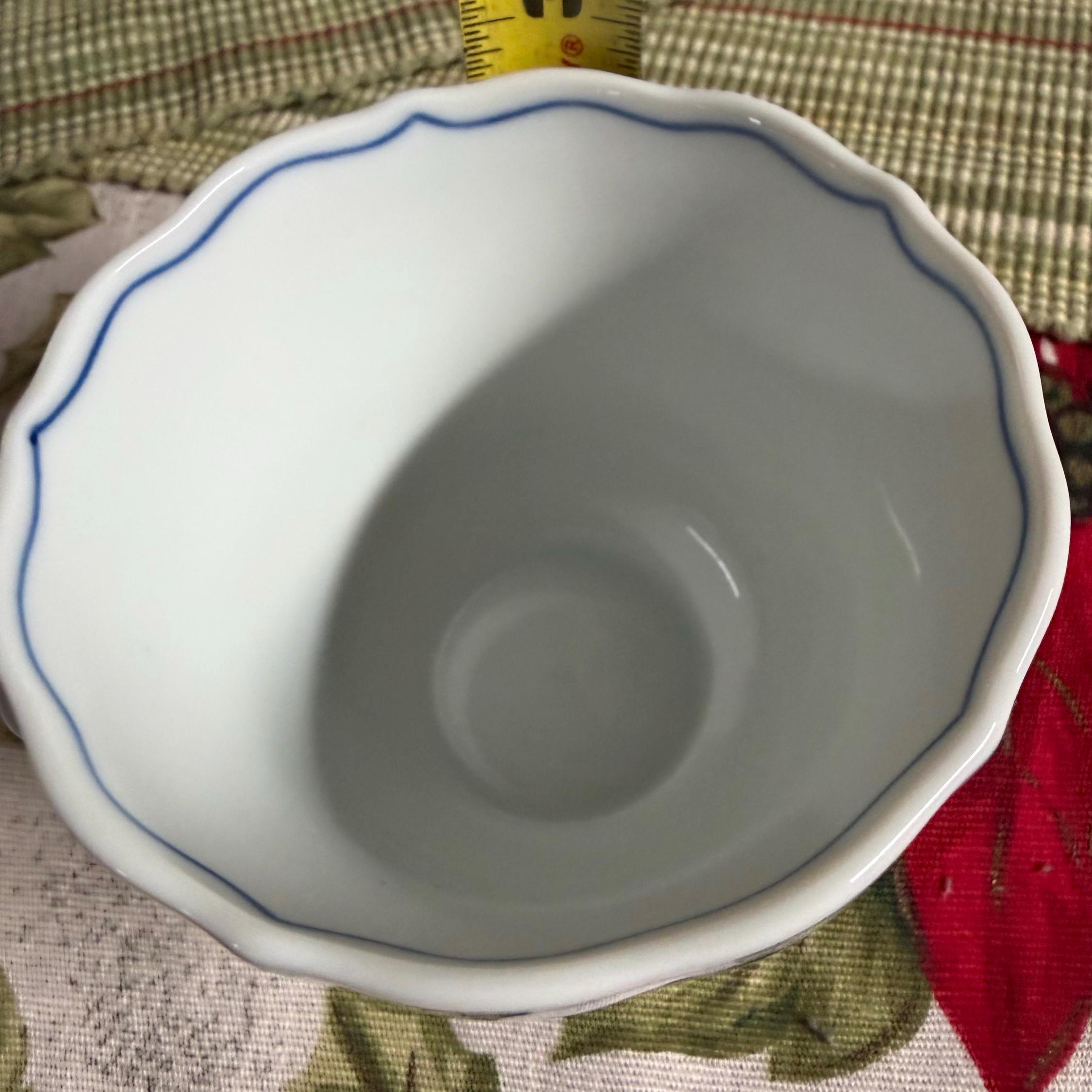 Set of 6 Vintage Blue Danube Cups – Blue Onion Porcelain - 2 Sets ...