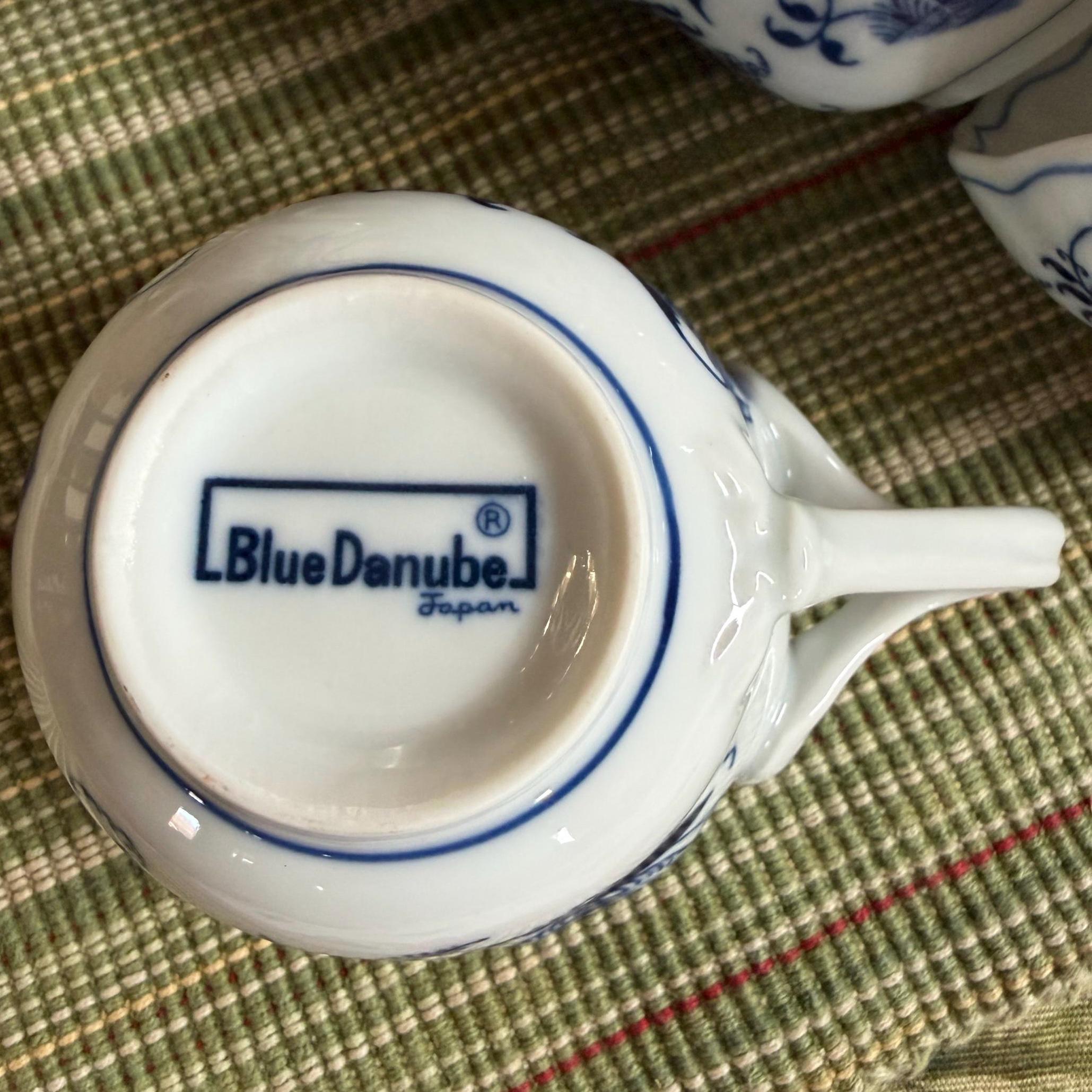 Set of 6 Vintage Blue Danube Cups – Blue Onion Porcelain - 2 Sets ...