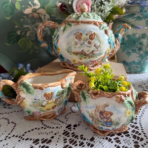 Boyds Bear Tea Set - Etsy