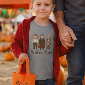Halloween Kids Tee, Trick Or Treat Halloween Shirt, Children&#39;s Halloween T-Shirt, Fun Gift for Kids, Cute Halloween Tee, Trick Or Treat