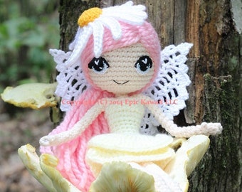 PATTERN: Althaena the Summer Fairy Crochet Amigurumi Doll