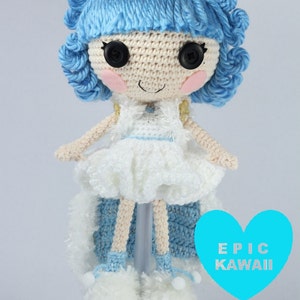 PATTERN: Ivory Crochet Amigurumi Doll image 1