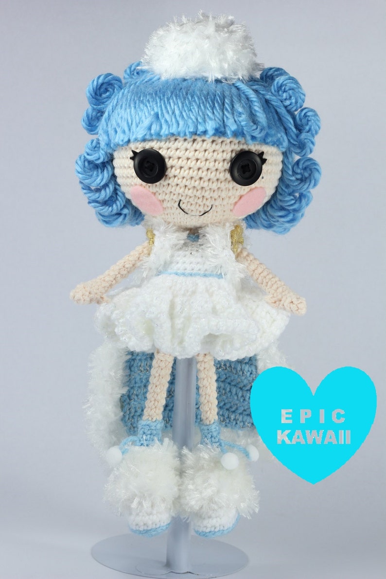 PATTERN: Ivory Crochet Amigurumi Doll image 1