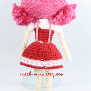 PATTERN: Little Red Riding Hood and Wolf Cub Crochet Amigurumi Dolls image 4