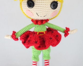 PATTERN: Holly Crochet Amigurumi Doll