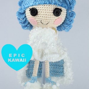 PATTERN: Ivory Crochet Amigurumi Doll image 3