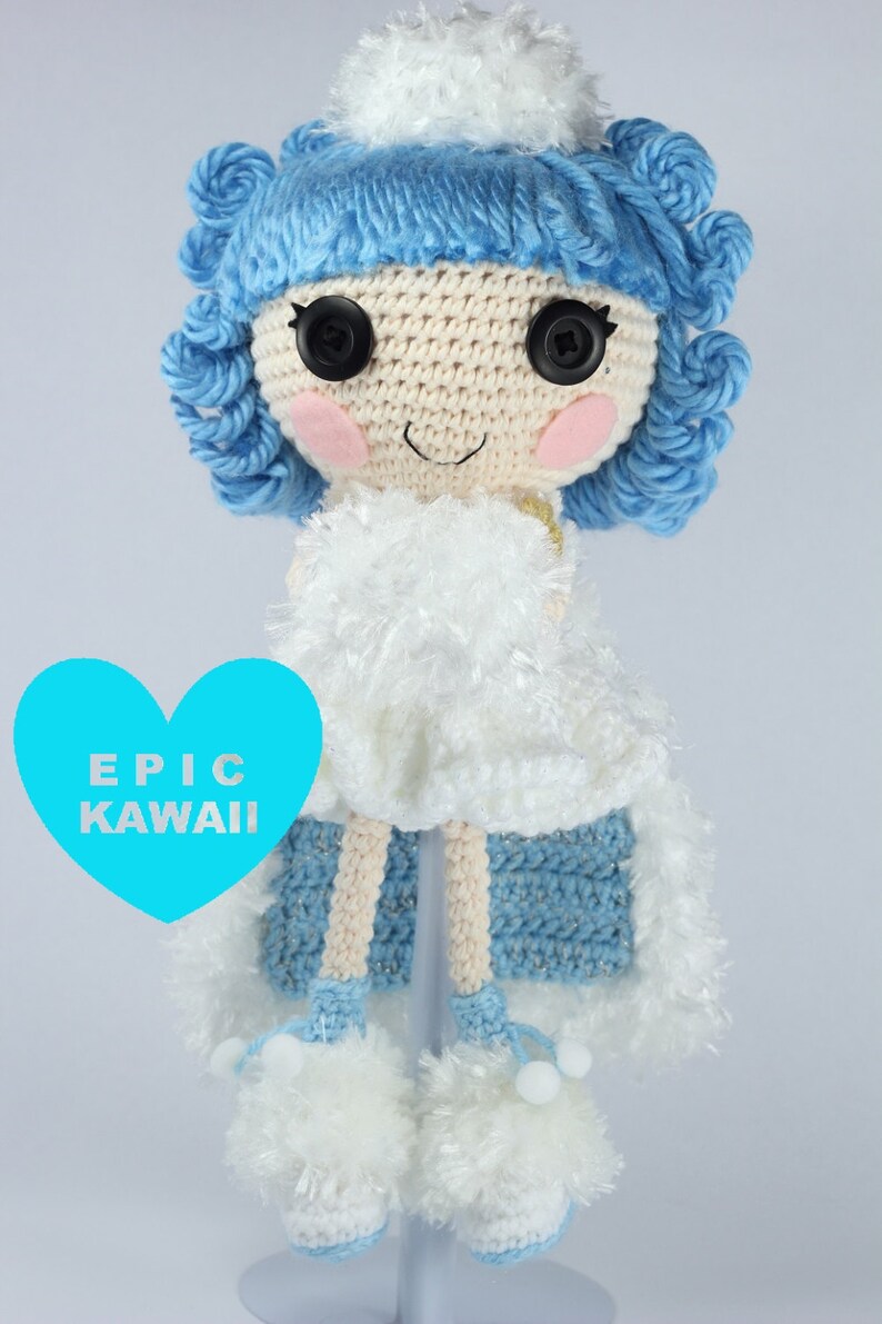 PATTERN: Ivory Crochet Amigurumi Doll image 3