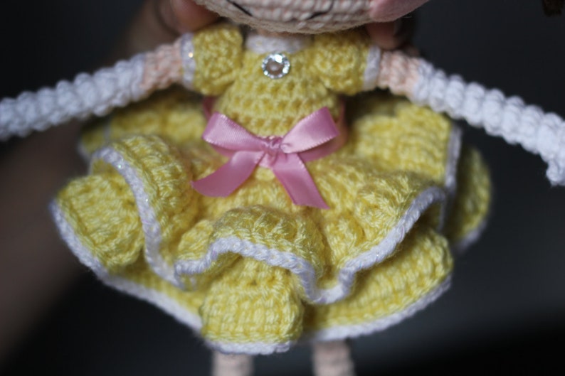 PATTERN: Princess Laina Amigurumi Doll image 3