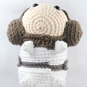 PATTERN: Princess Leia Tsum Tsum Crochet Amigurumi Doll image 4