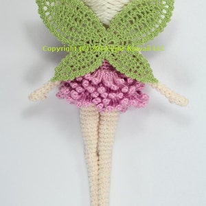 PATTERN: Chrysanna the Albino Fairy Crochet Amigurumi Doll image 3