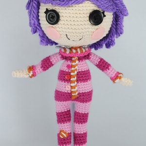 PATTERN: Pillow Crochet Amigurumi Doll