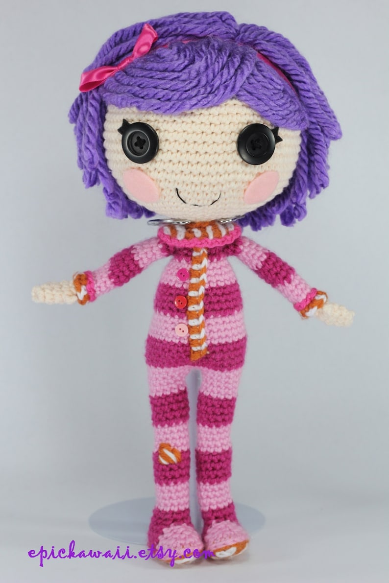 PATTERN: Pillow Crochet Amigurumi Doll image 1