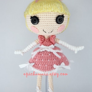 PATTERN: Cinder Cinderella Crochet Amigurumi Doll image 1
