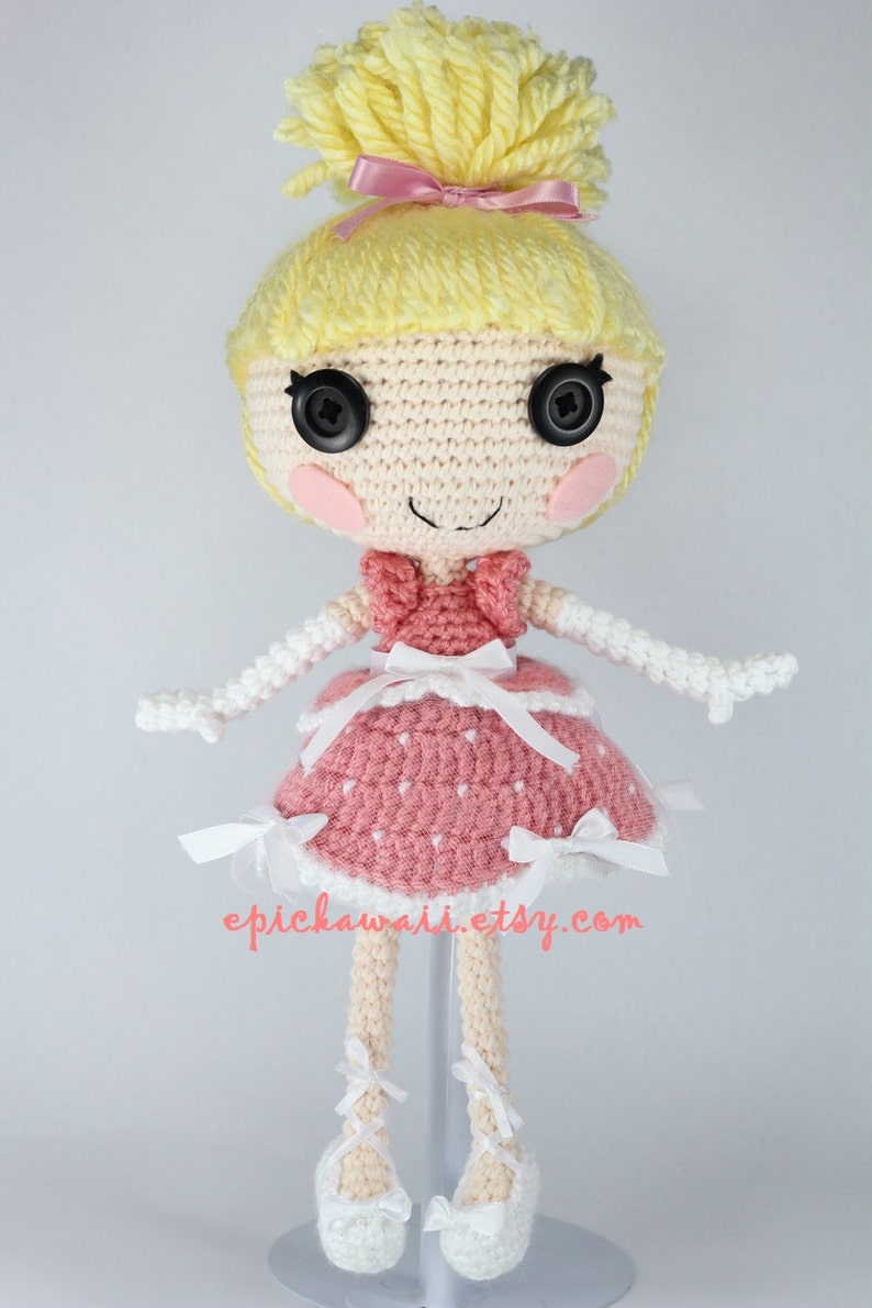 PATTERN: Cinder Cinderella Crochet Amigurumi Doll image 1