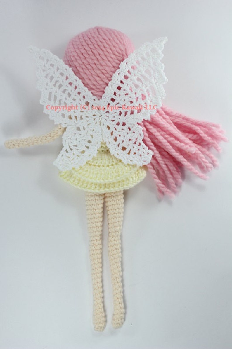 PATTERN: Althaena the Summer Fairy Crochet Amigurumi Doll image 3