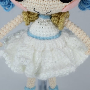 PATTERN: Ivory Crochet Amigurumi Doll image 4