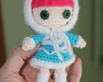 PATTERN: Frostfire Annie Crochet Amigurumi Doll