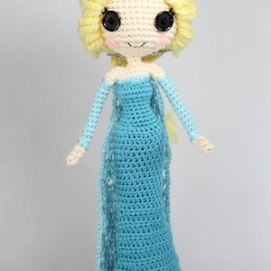 PATTERN 2-PACK: Anna and Elsa Frozen Crochet Amigurumi Dolls image 3