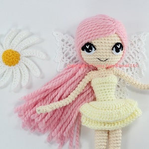 PATTERN: Althaena the Summer Fairy Crochet Amigurumi Doll image 4