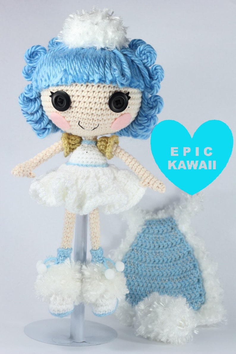 PATTERN: Ivory Crochet Amigurumi Doll image 2
