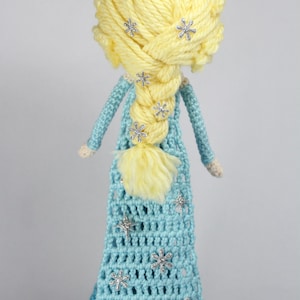 PATTERN 2-PACK: Anna and Elsa Frozen Crochet Amigurumi Dolls image 4