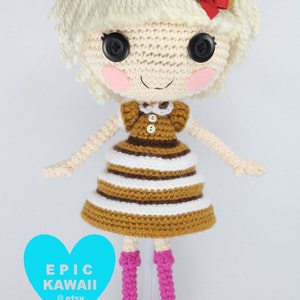 PATTERN: Bun Crochet Amigurumi Doll