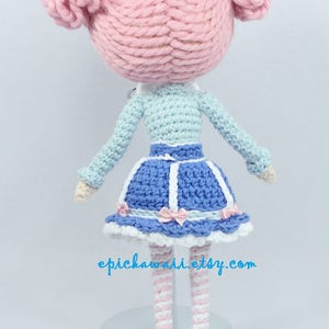 PATTERN: Alice in Wonderland and White Rabbit Crochet Amigurumi Dolls image 4