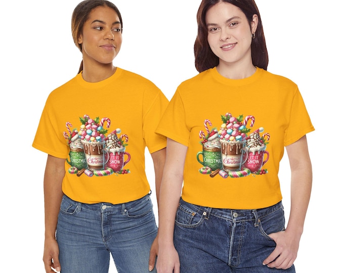 Holiday Hot Cocoa T-Shirt: Festive Christmas Tee