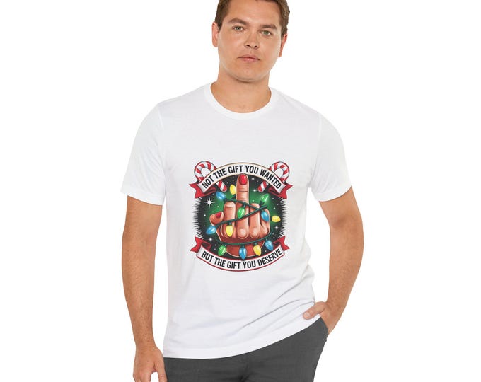 Sassy Holiday Tee, Christmas Humor T-Shirt, Funny Gift Shirt, Unisex Short Sleeve, Perfect for Parties, Casual Wear