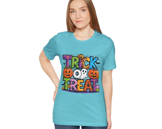 Halloween Trick or Treat T-Shirt: Spooky Season Unisex Tee