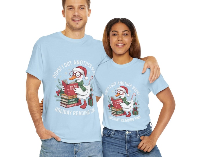 Holiday Reading Goose T-Shirt:  Lover Tee