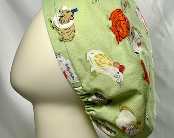 Cute Guinea Pig Euro Style Scrub Cap Hat