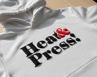 Custom-Cut 3D Puff Heat Transfer Vinyl | Pre-Cut Names, Numbers & Designs | Raised PU HTV