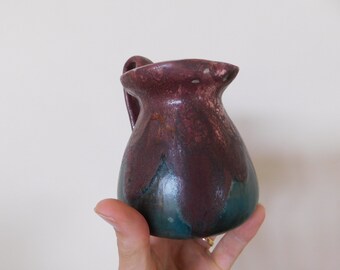Art Nouveau Charles Greber Flamed Pottery Jug Beauvais Stoneware