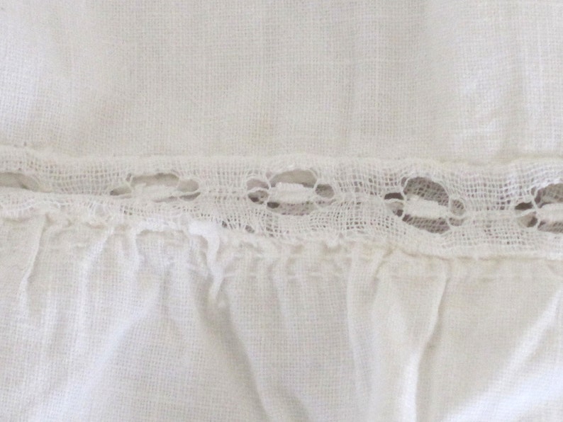 French Child/'s or Dolls Cotton and Lace Shift Dress Petticoat