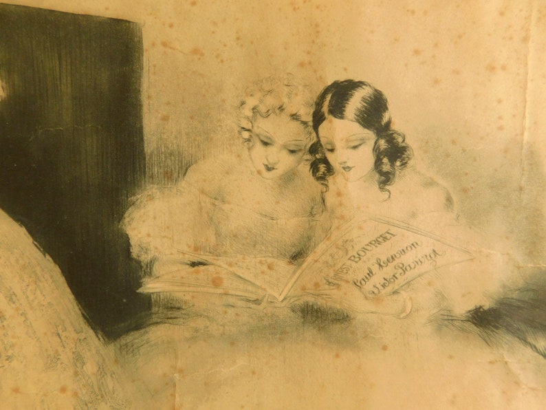 Louis Icart Engraved Certificate For SACEM for the Actor /& Writer Rene Lefevre