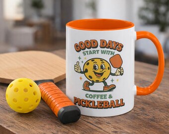 Grappige Pickleball-mok, Pickleball-koffiemok, Love Pickleball en koffiemok, Pickleball-partnercadeau, Pickleball-cadeau voor vader Pickleball
