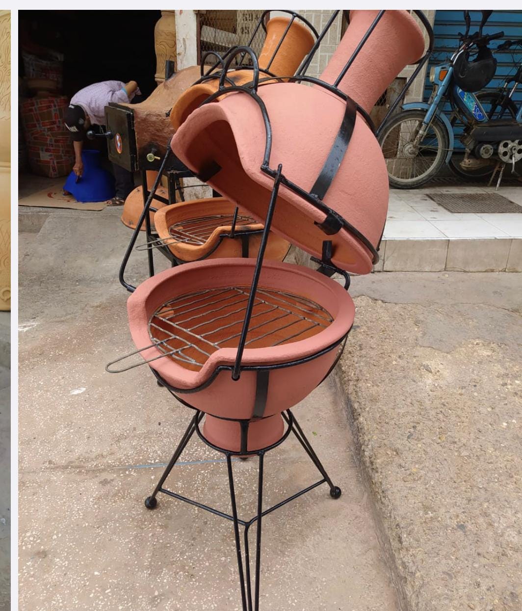 Moroccan Clay Majmar Grill – Handcrafted Terracotta BBQ