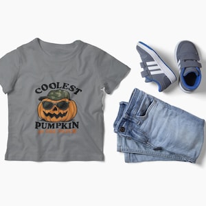 Coolest Pumpkin in the Patch Toddler T-Shirt: Fun Fall Outfit