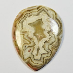 52mm AAA Lace Agate cabochon image 3