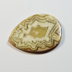52mm AAA Lace Agate cabochon image 4